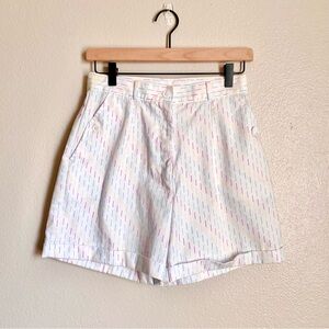 Vintage Multicolor Patterned Shorts